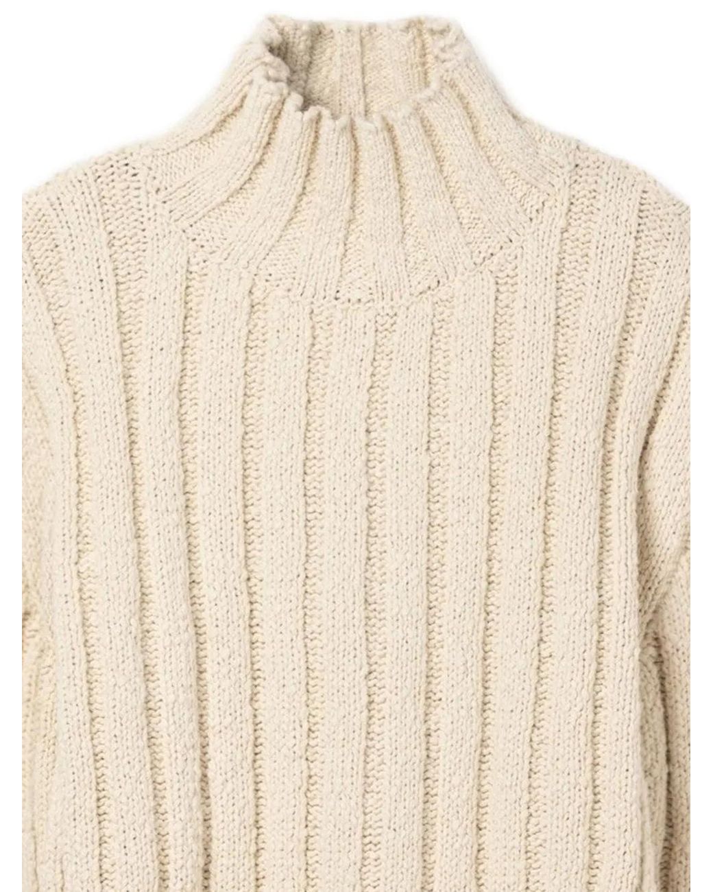 Séfr Natural Ribbed Acquiles Sweater for men