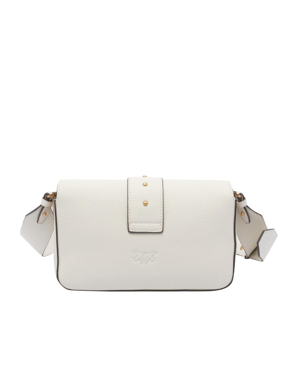 Pinko Natural Love Birds Foldover Top Satchel Bag