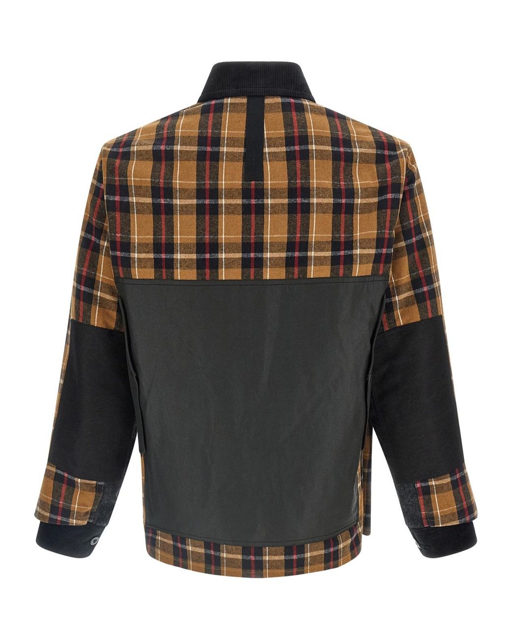 Junya Watanabe Brown X Filson Checked Patchwork Jacket for men