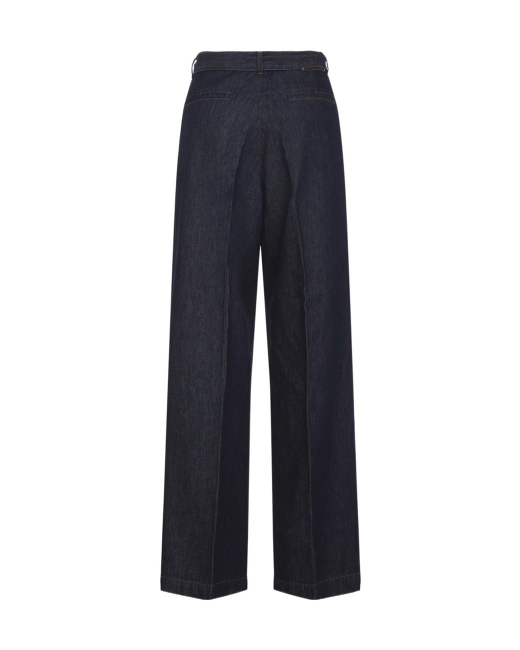 Dries Van Noten Blue Buckle Casual Pants