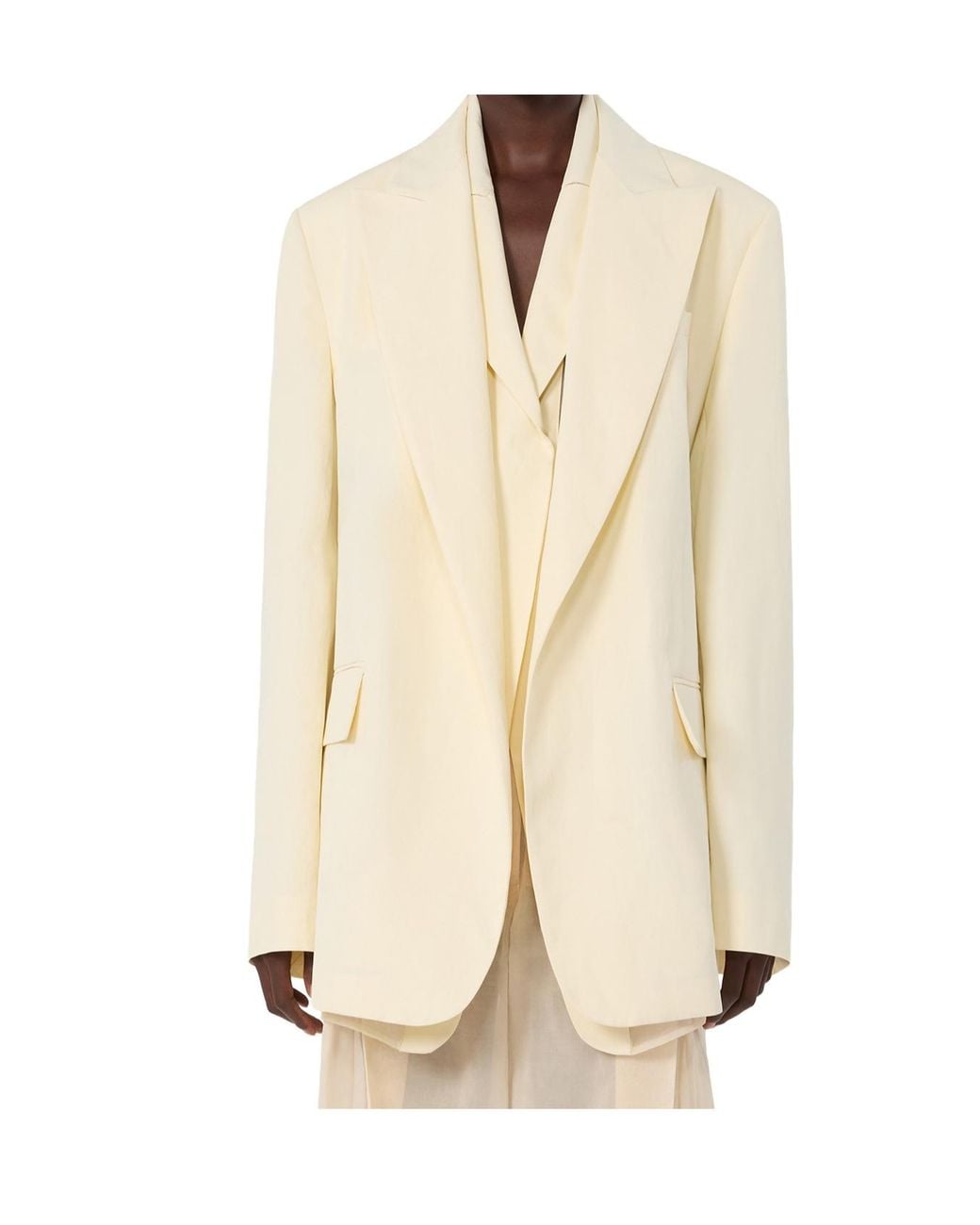 Sportmax Natural Tenuta Long-Sleeved Blazer