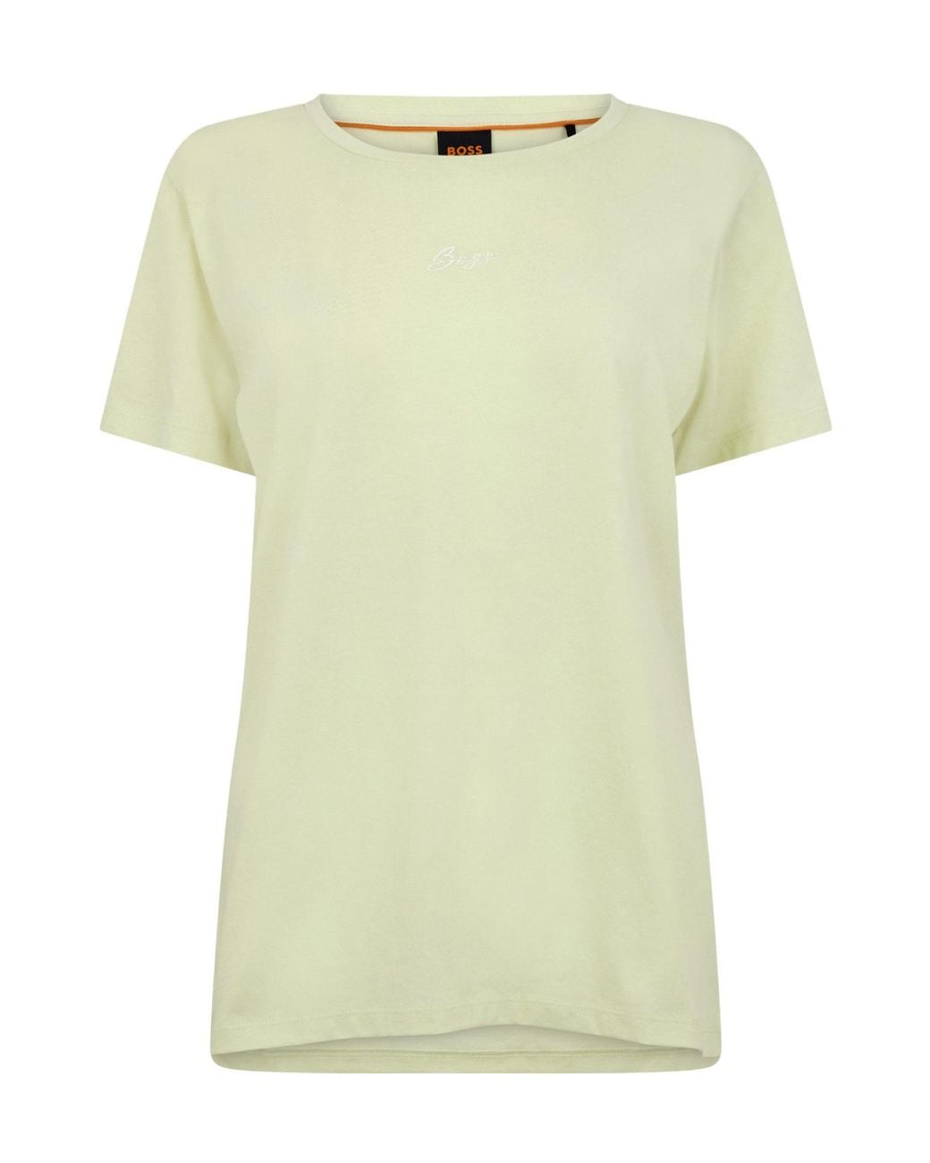 Boss Yellow Fitted Tshirt