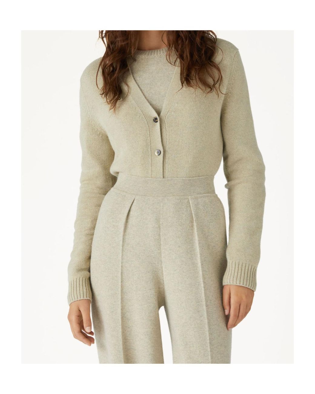 Loro Piana Natural Long-Sleeved Sweater