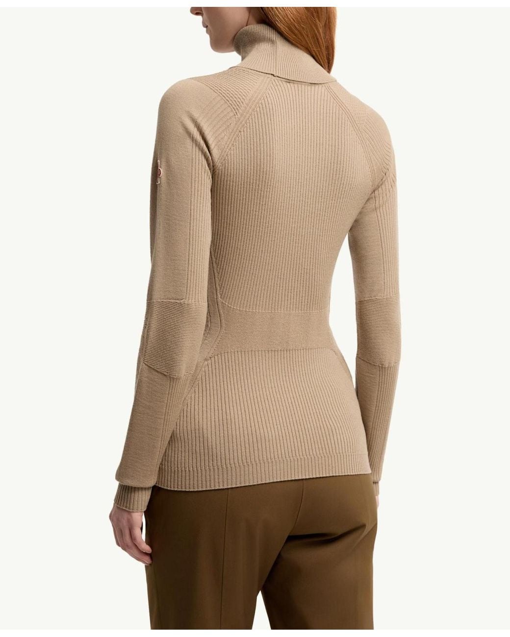 Moncler Natural Grenoble Apres Ski Turtleneck Sweater