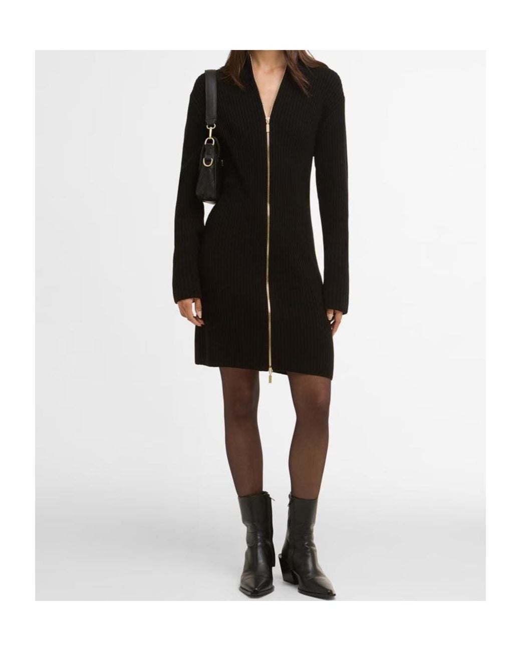 Barbour Black Long Sleeve Dress