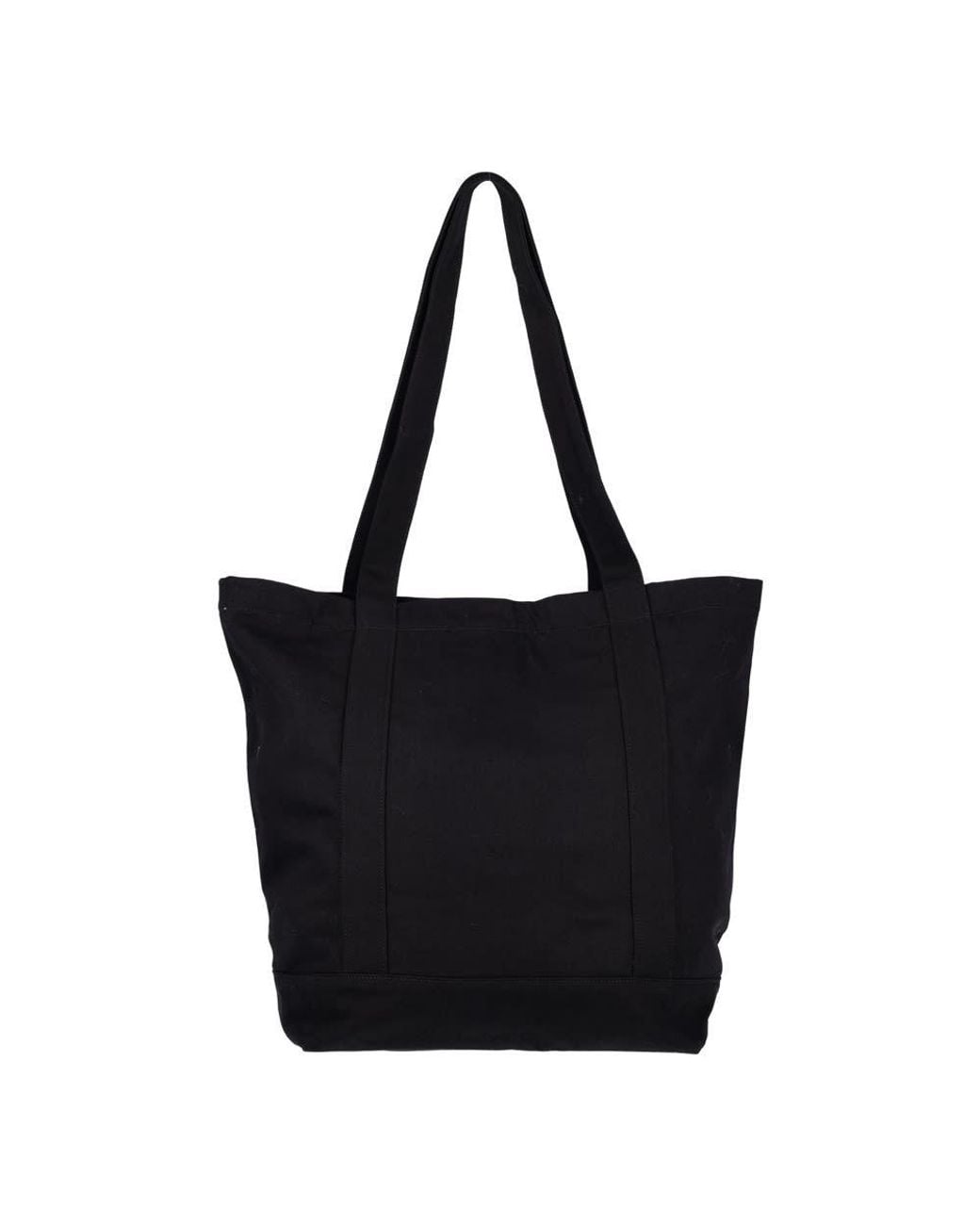 Raf Simons Black Logo-Patch Detail Tote Bag for men