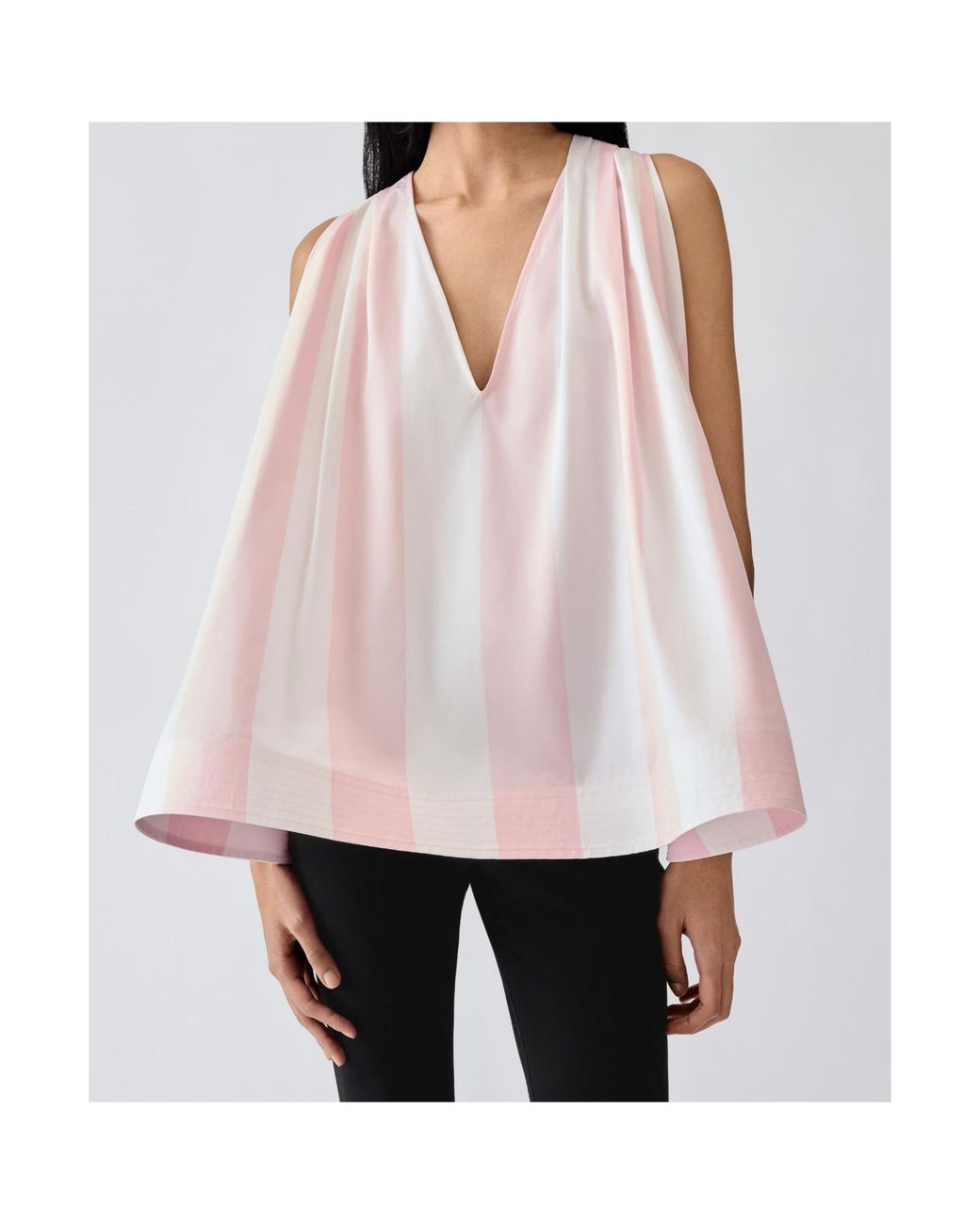 Jacquemus Pink The Norma Striped Top