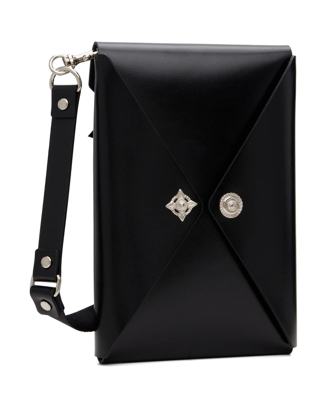 Toga Black Leather Shoulder Bag