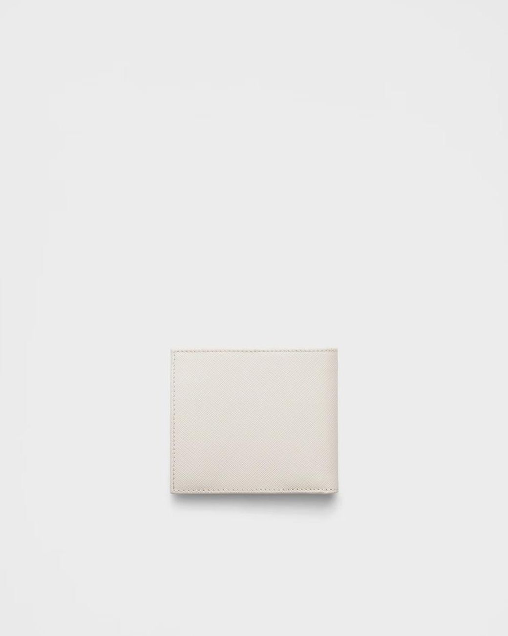 Prada White Logo Wallet for men