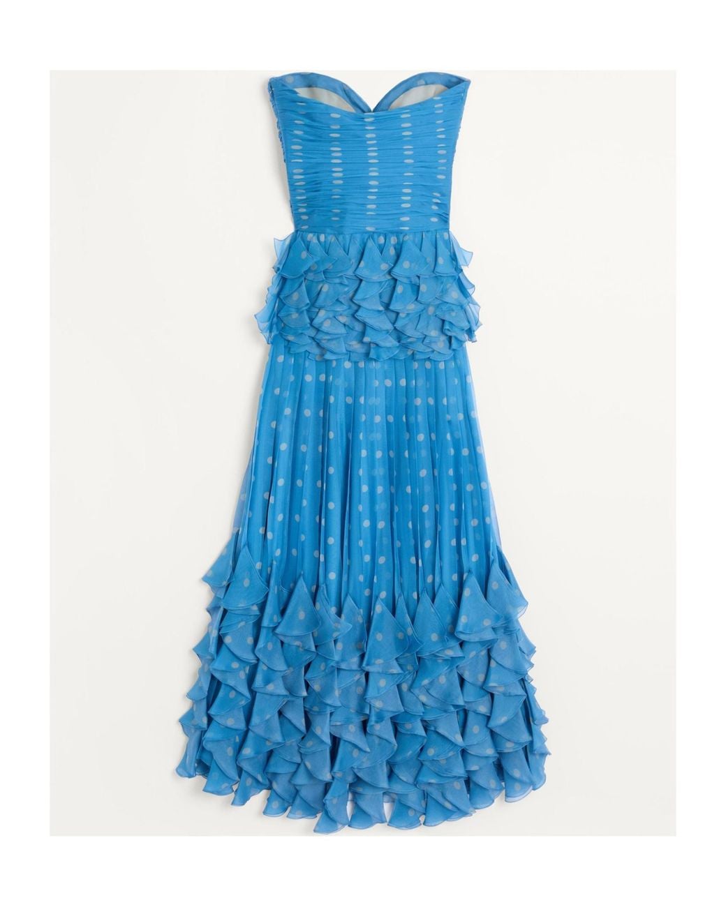 Valentino Blue Tube Top Dress