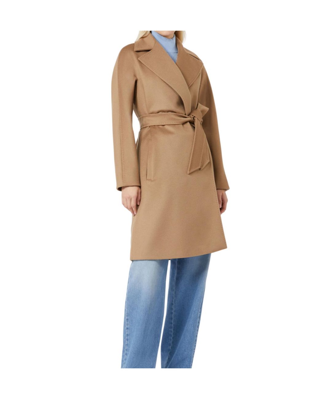 Max Mara Brown Belted Coat