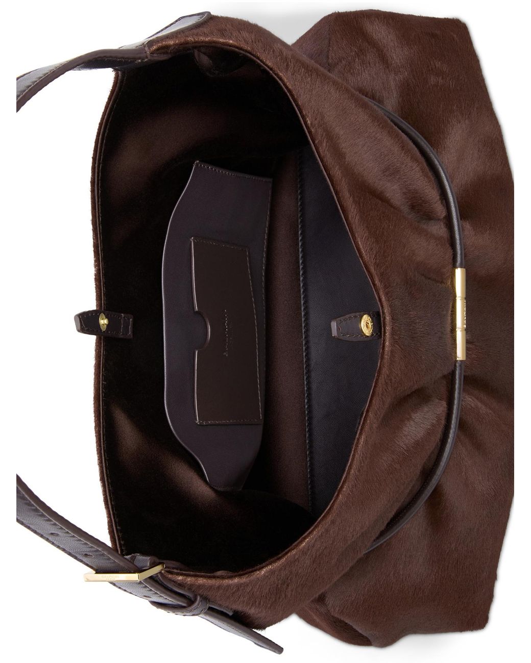 Balmain Brown Sphynx Medium Shoulder Bag