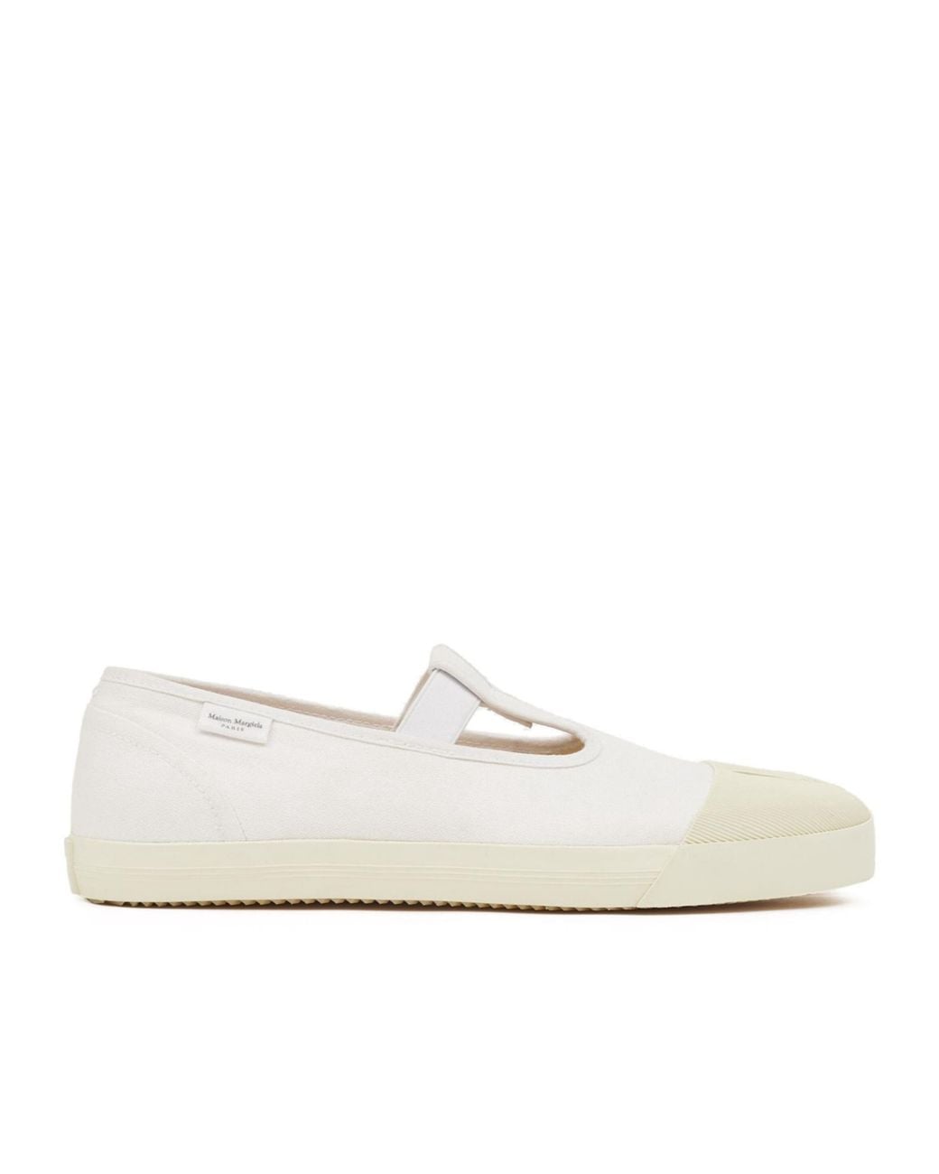 Maison Margiela White On The Deck Tabi Slip-On Sneakers for men