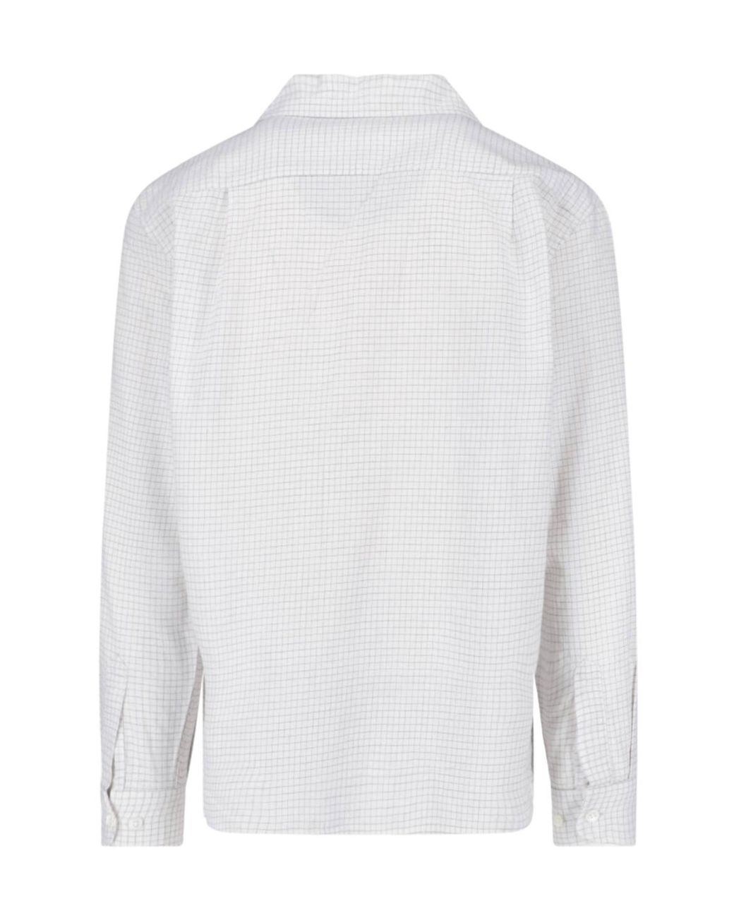 sunflower White Long Sleeve Shirt for men