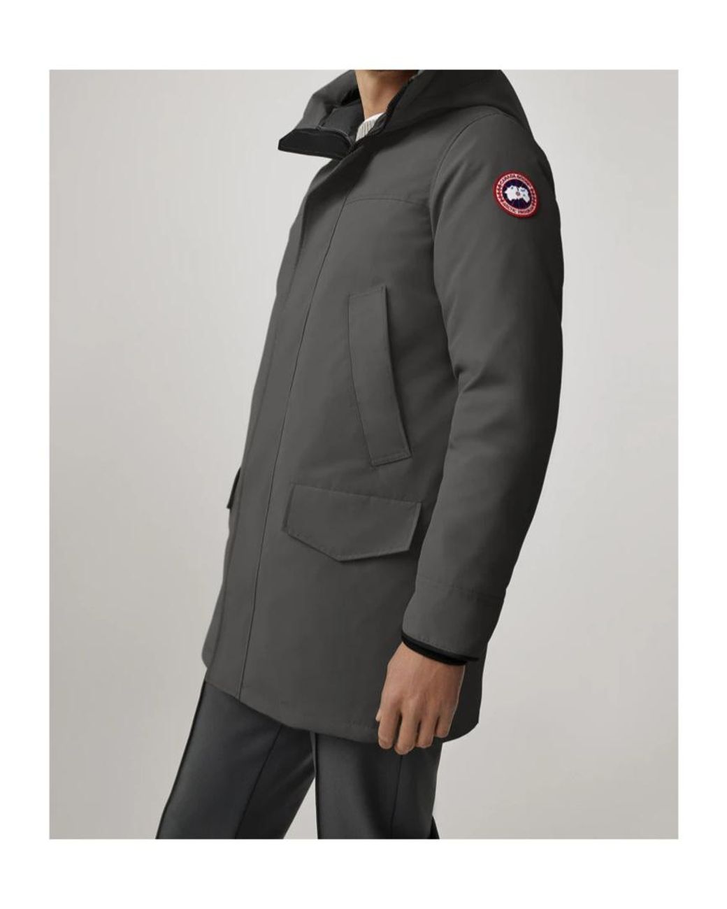 Canada Goose Gray Langford Hooded Parka for men