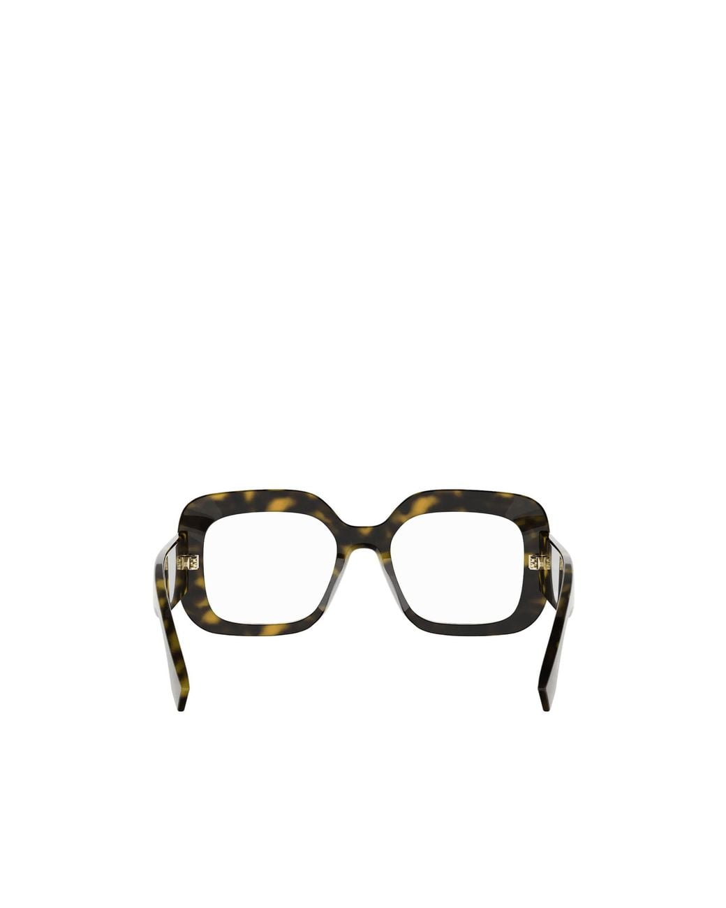 Fendi White Eyewear Square Frame Glasses