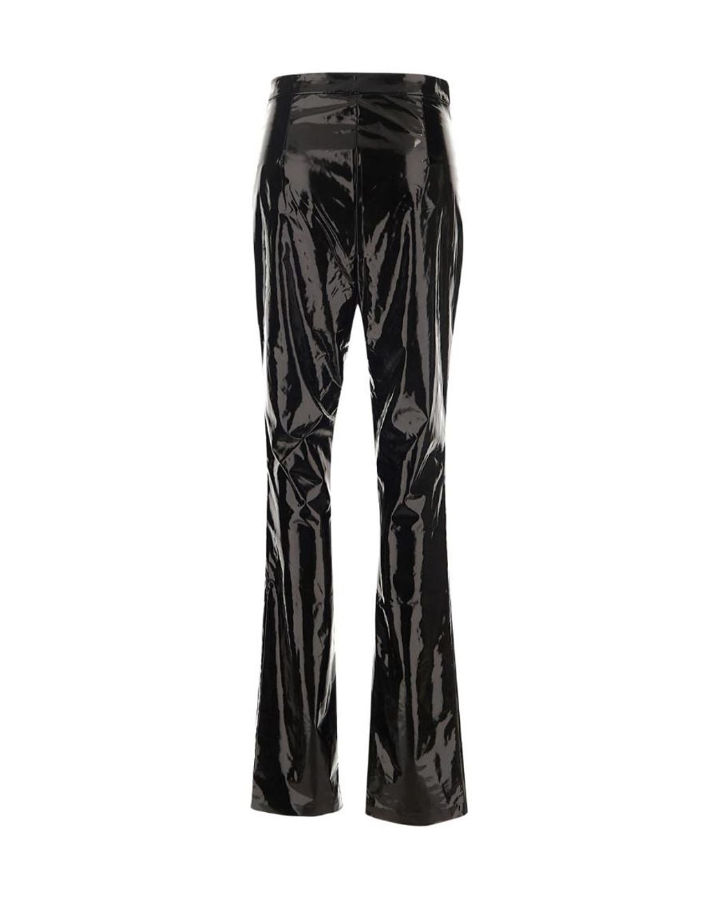 ROTATE BIRGER CHRISTENSEN Black Logo Casual Pants