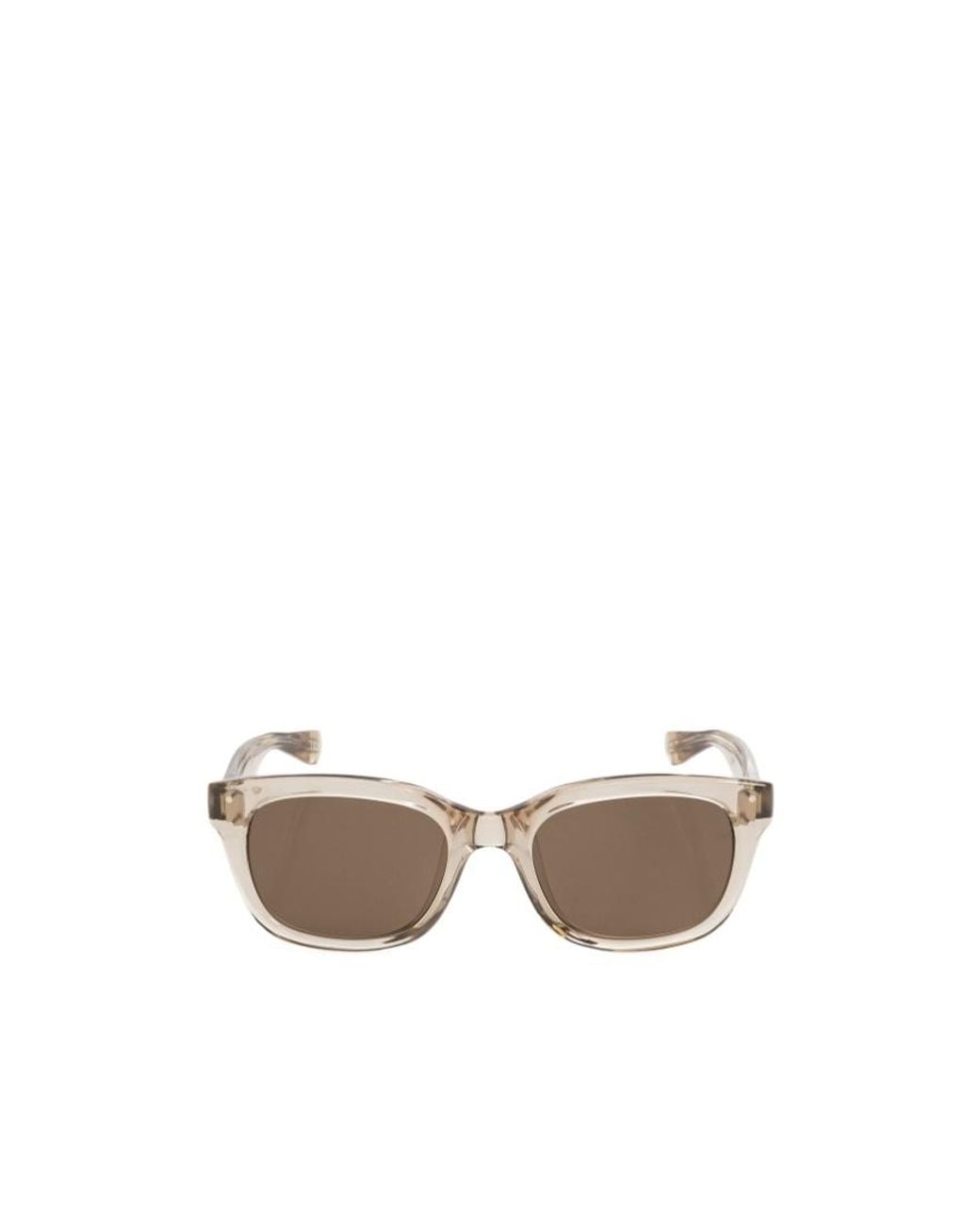 Balenciaga White Eyewear Square Frame Sunglasses for men