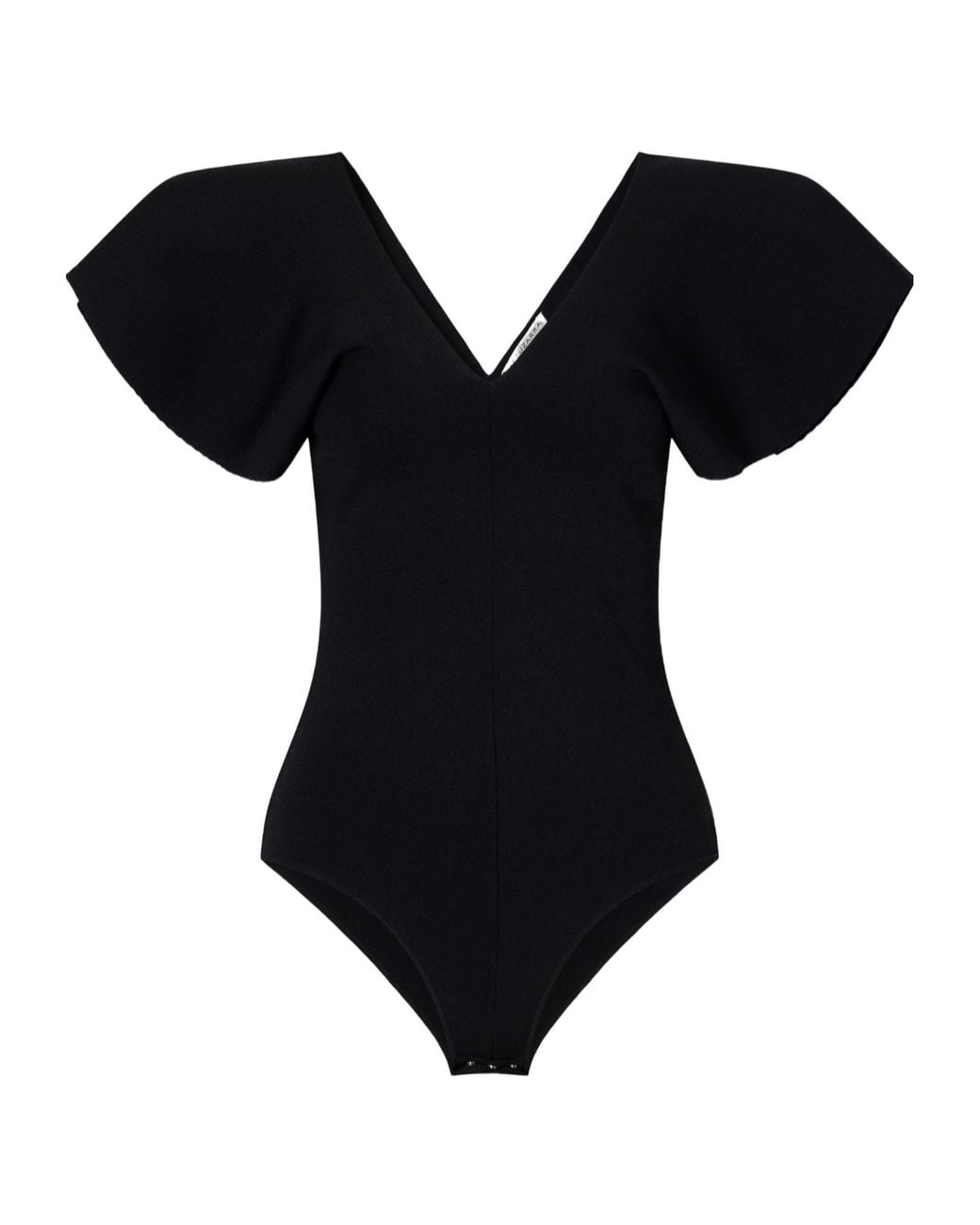 Altuzarra Black Deep V Bodysuit