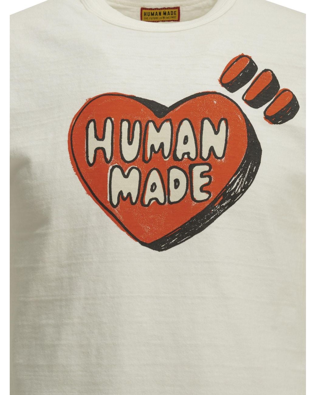 Human Made White Graphic T-Shirt for men