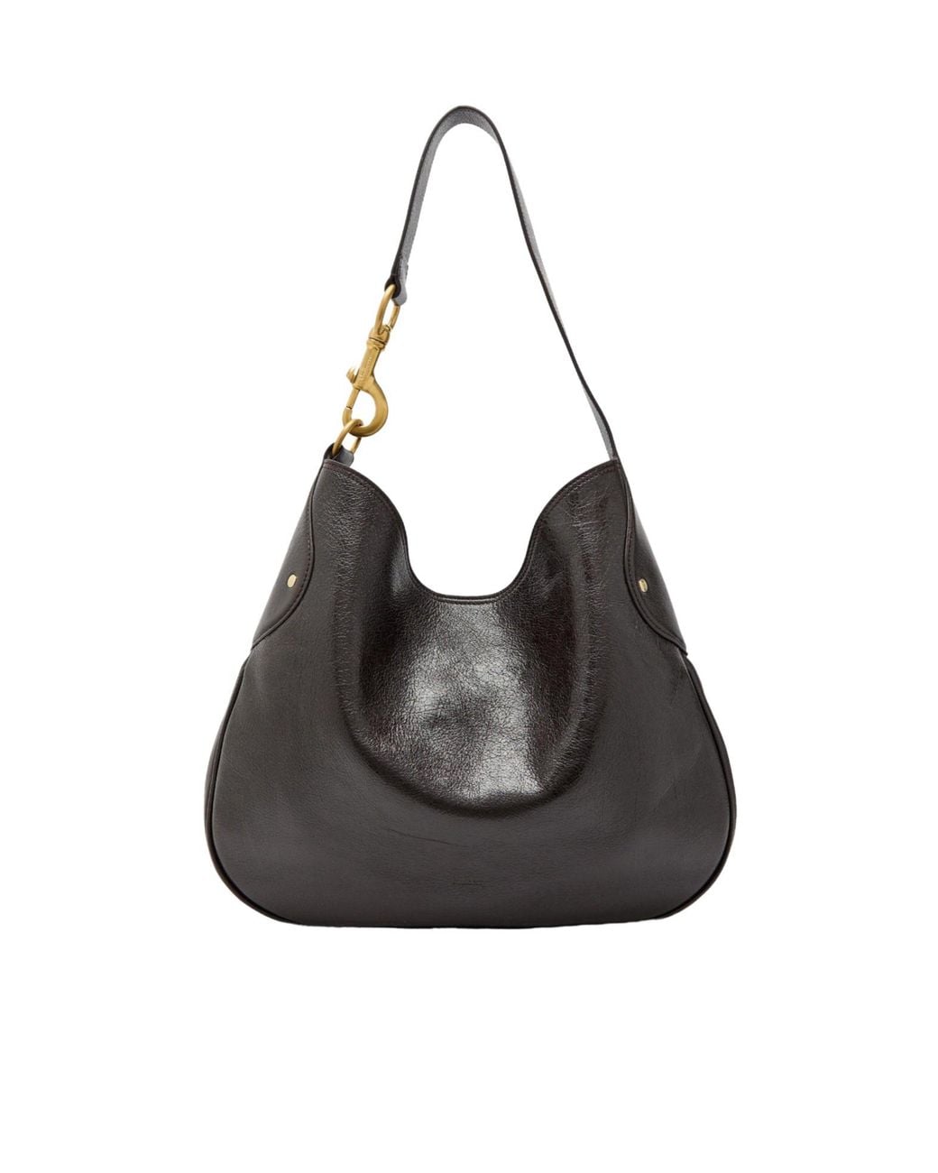 Mulberry Black Glossy Casual Shoulder Bag