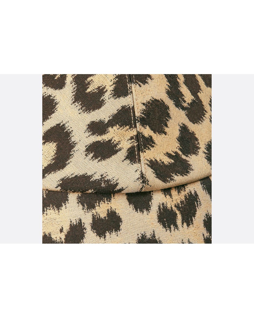 Dior Multicolor Leopard Print Baseball Cap