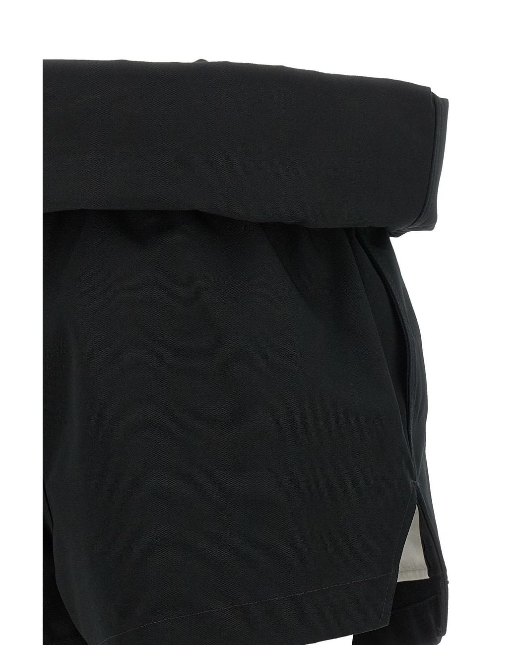Rick Owens Black Crater Shorts