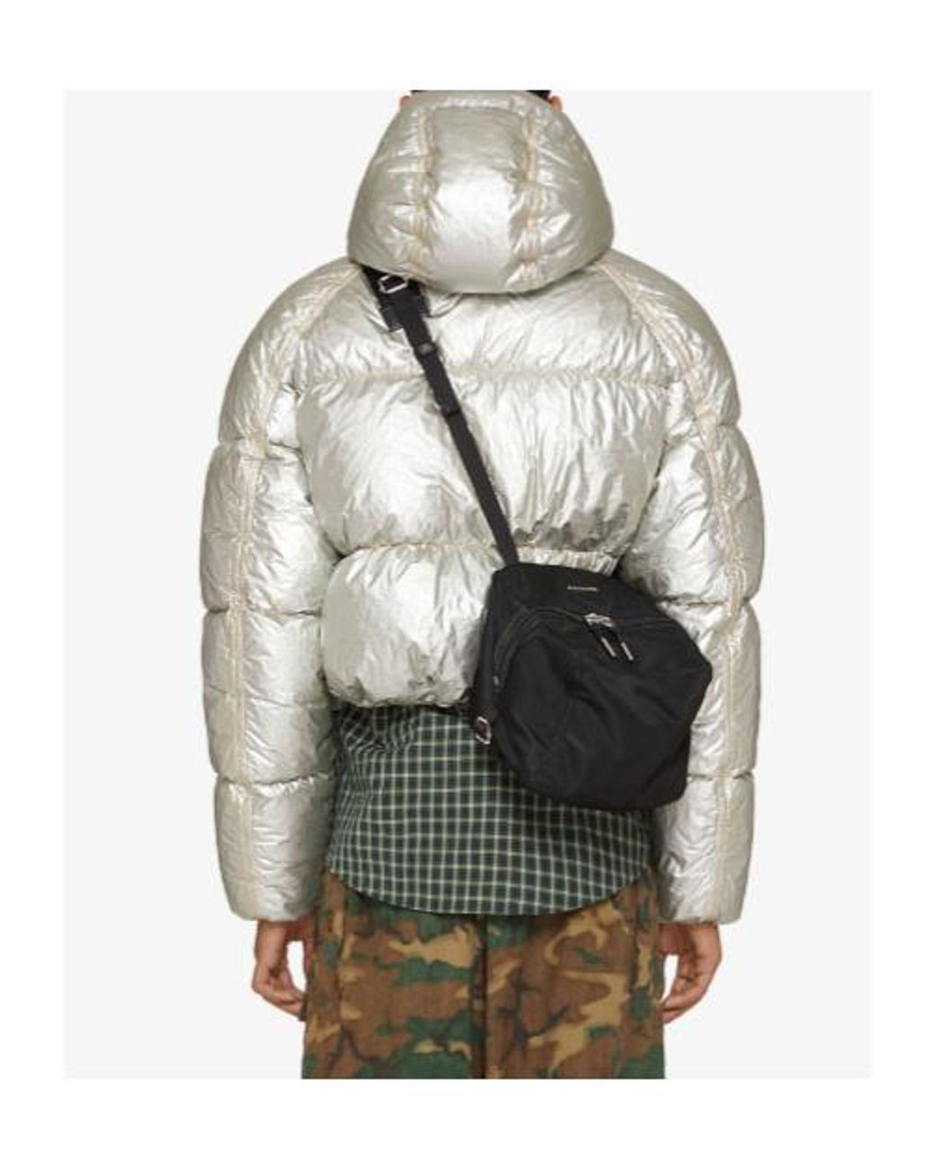 Givenchy Metallic Fluo Short Puffer Jacket for men