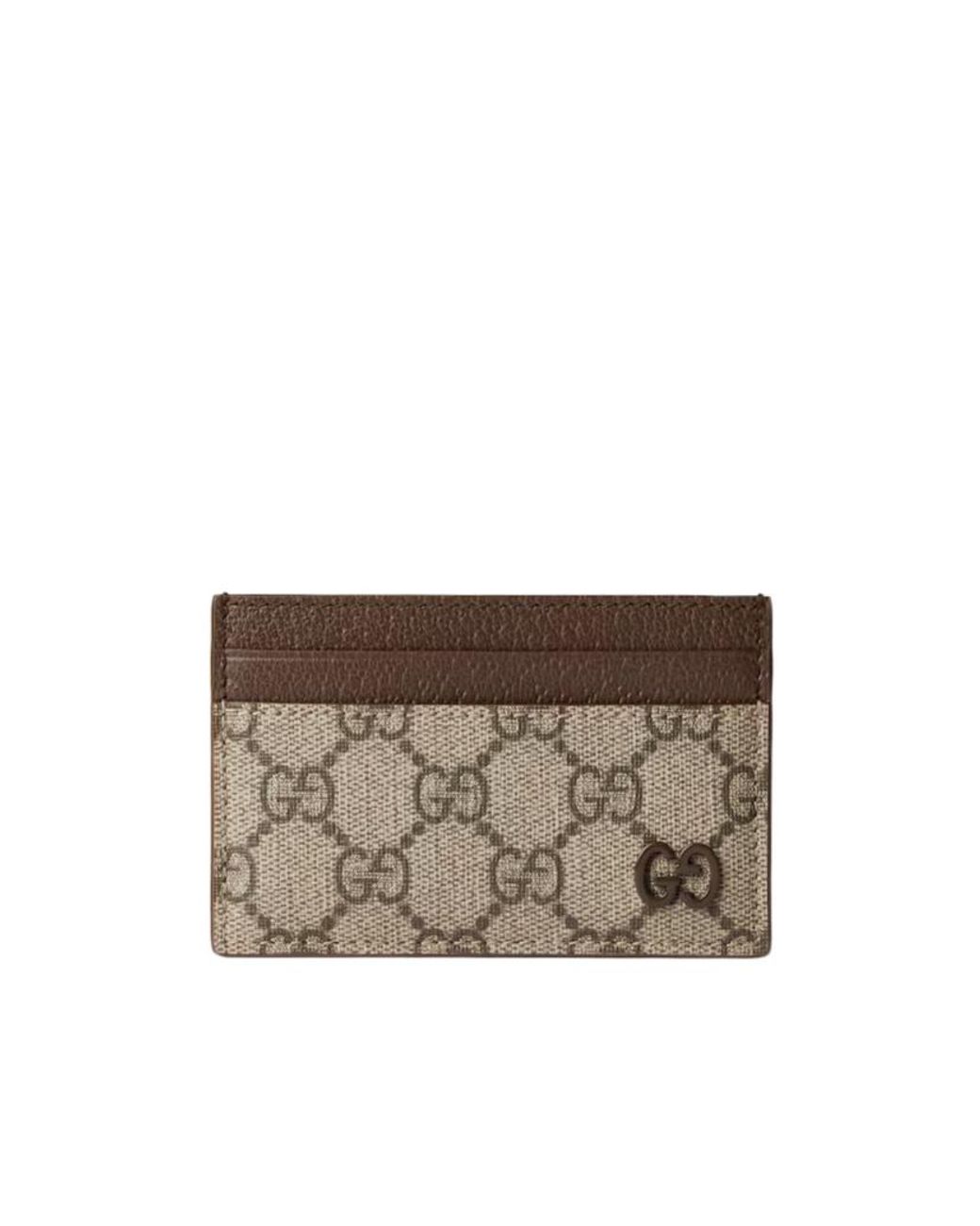 Gucci Multicolor Gg Monogram Card Holder Wallet for men