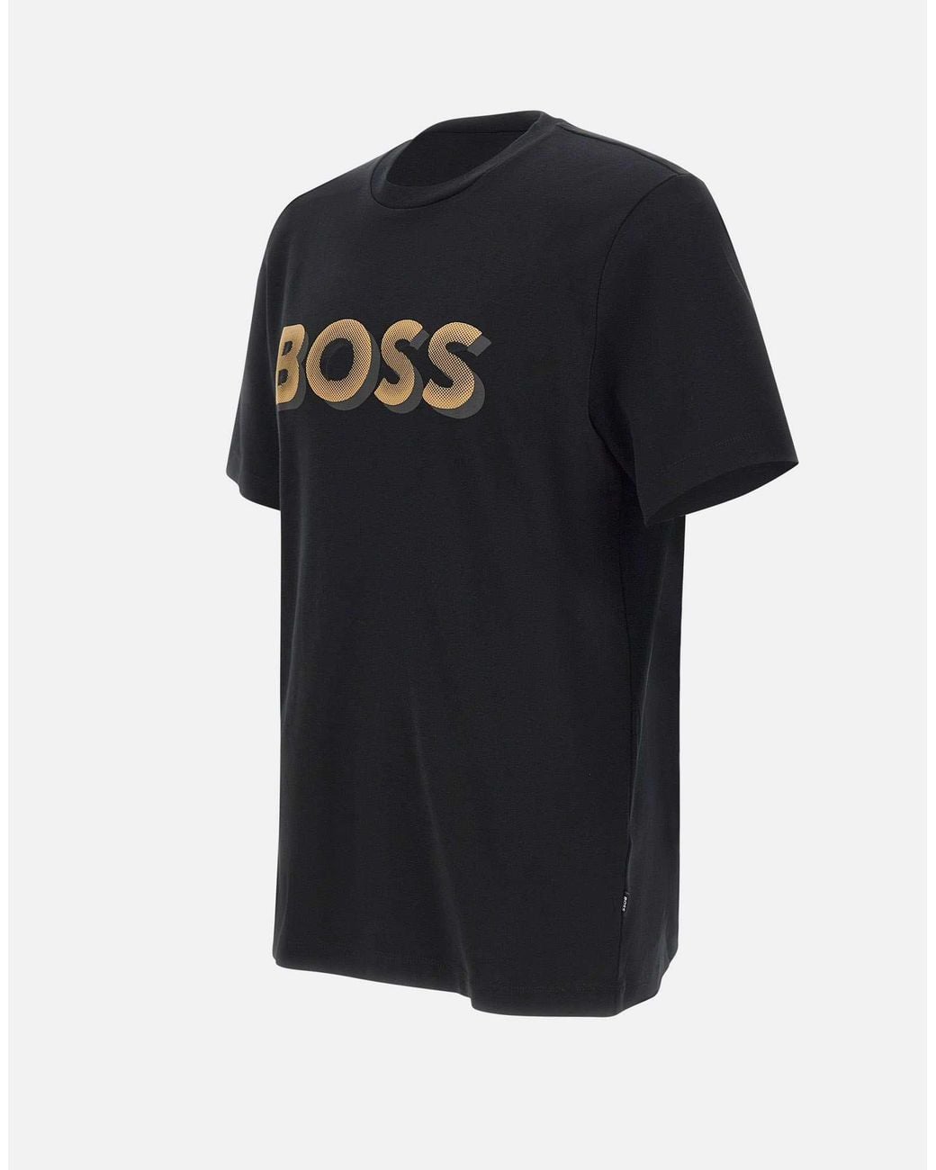 Boss Black Boss Logo Printed Crewneck T-Shirt for men
