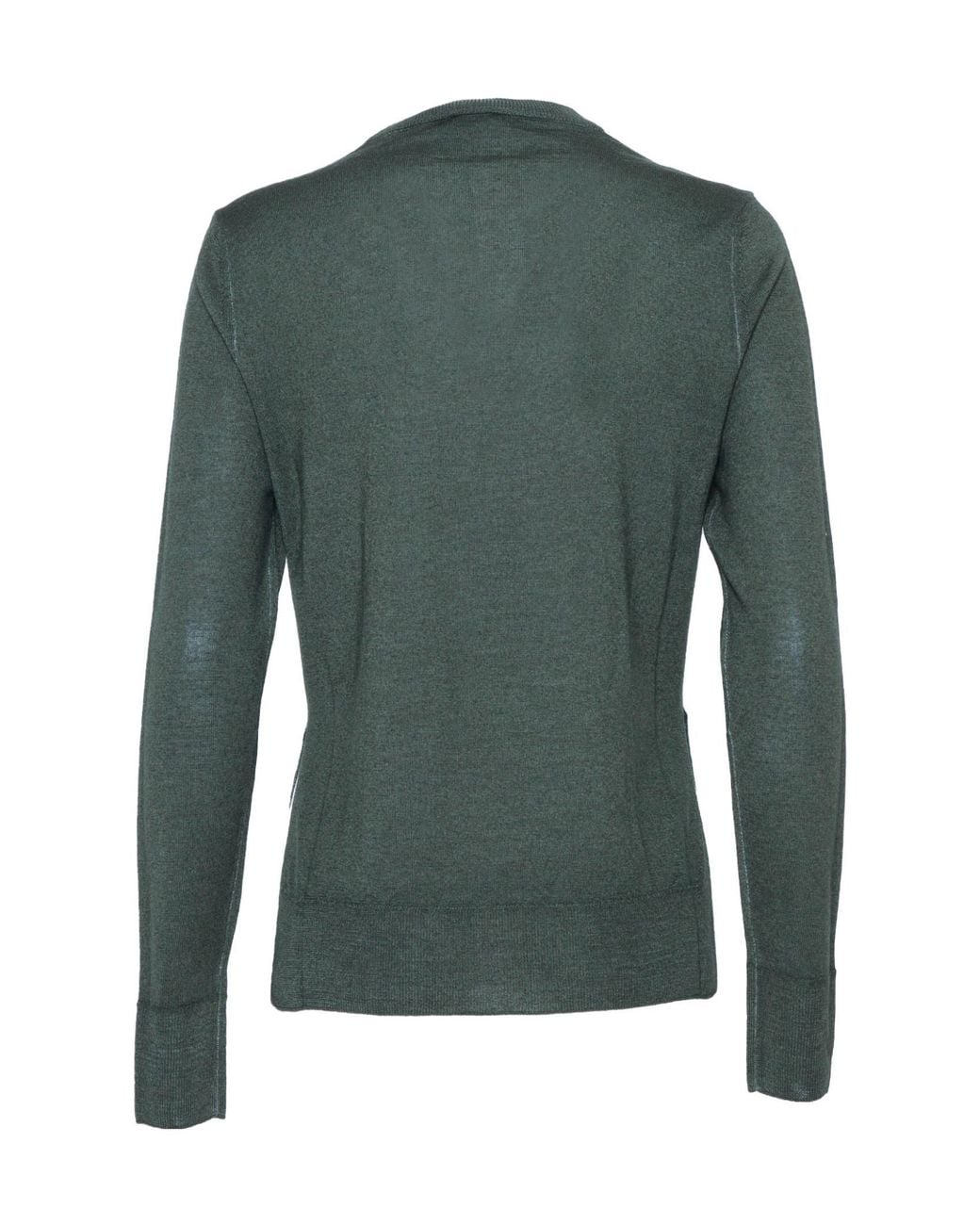 Aspesi Green Long-Sleeved Sweater