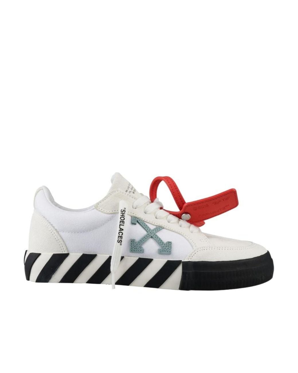 Off-White c/o Virgil Abloh White Vulcanized Low-Top Sneakers for men