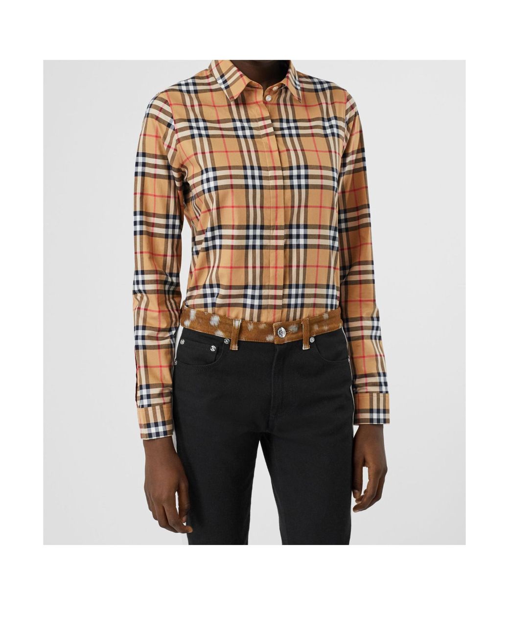 Burberry Multicolor Vintage Check Print Shirt