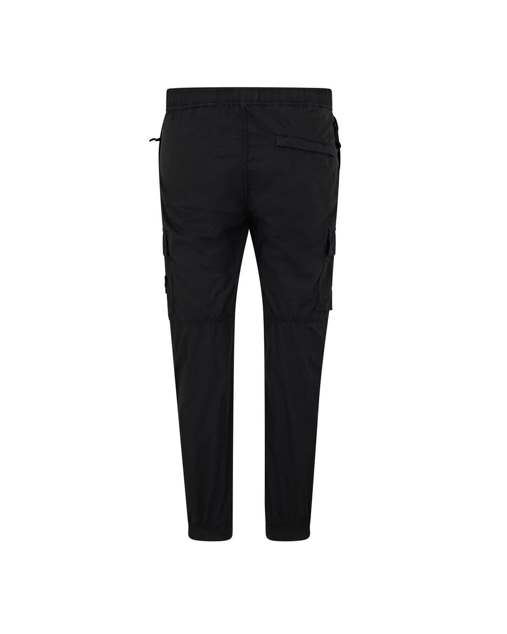 Stone Island Black Tela Cargo Trousers for men