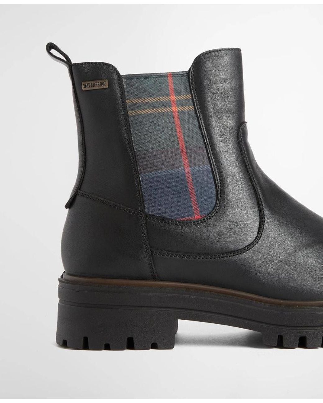 Barbour Amberley Waterproof Leather Chelsea Boots in Black | Lyst