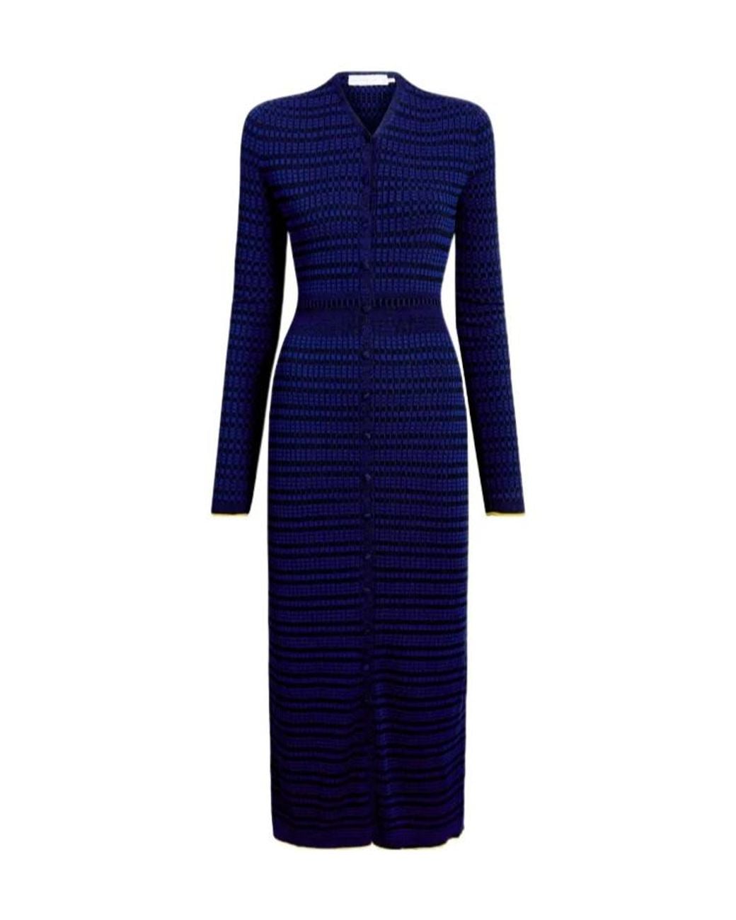 Proenza Schouler Blue Ivanna Midi Dress