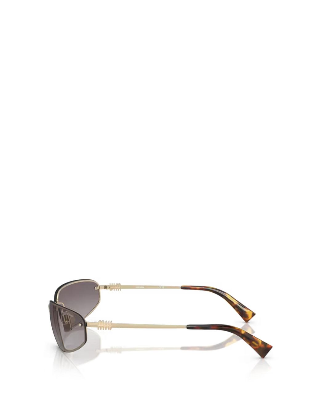 Miu Miu White Eyewear Oval-Frame Sunglasses for men