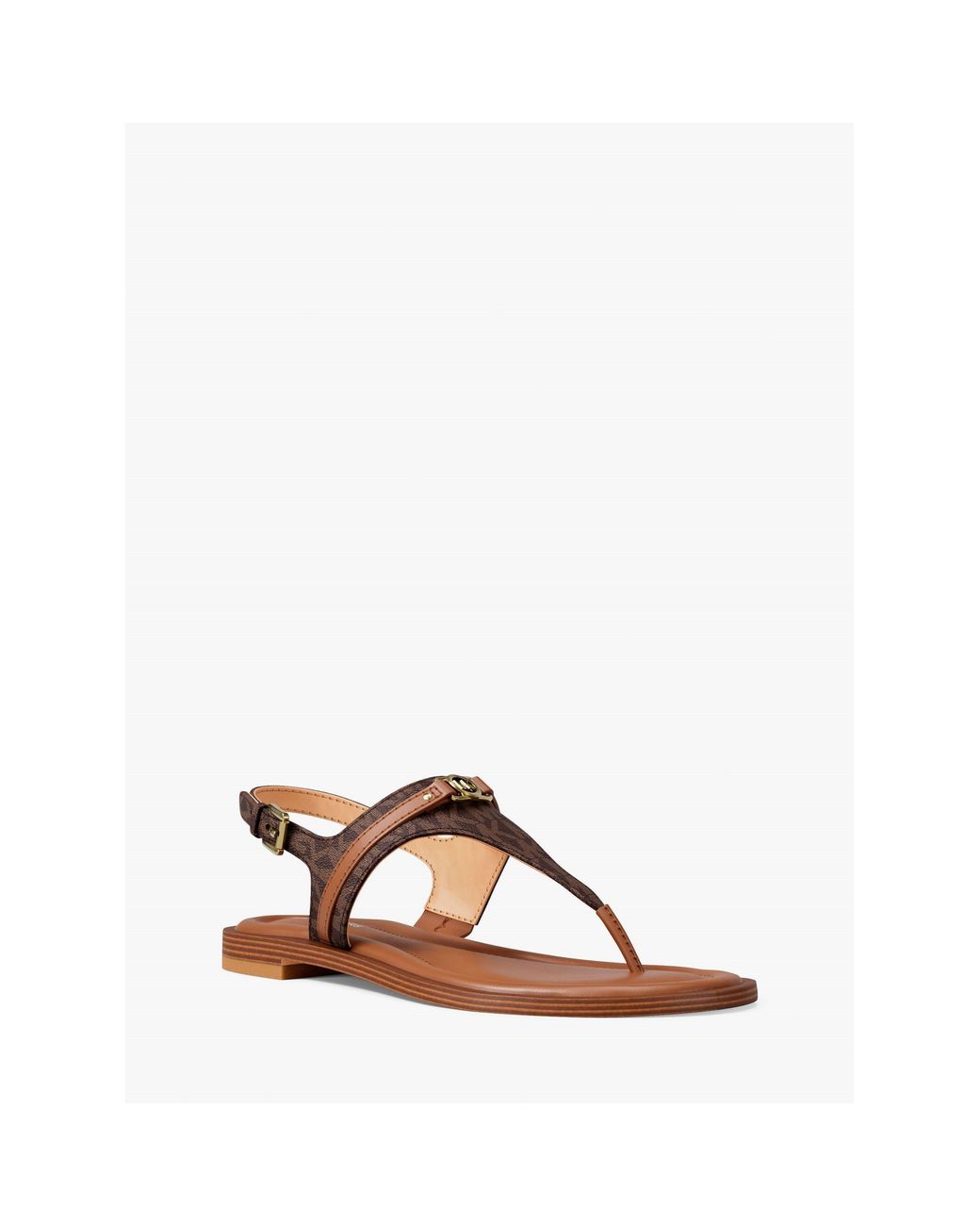 MICHAEL Michael Kors Brown Mandy Flat Sandals