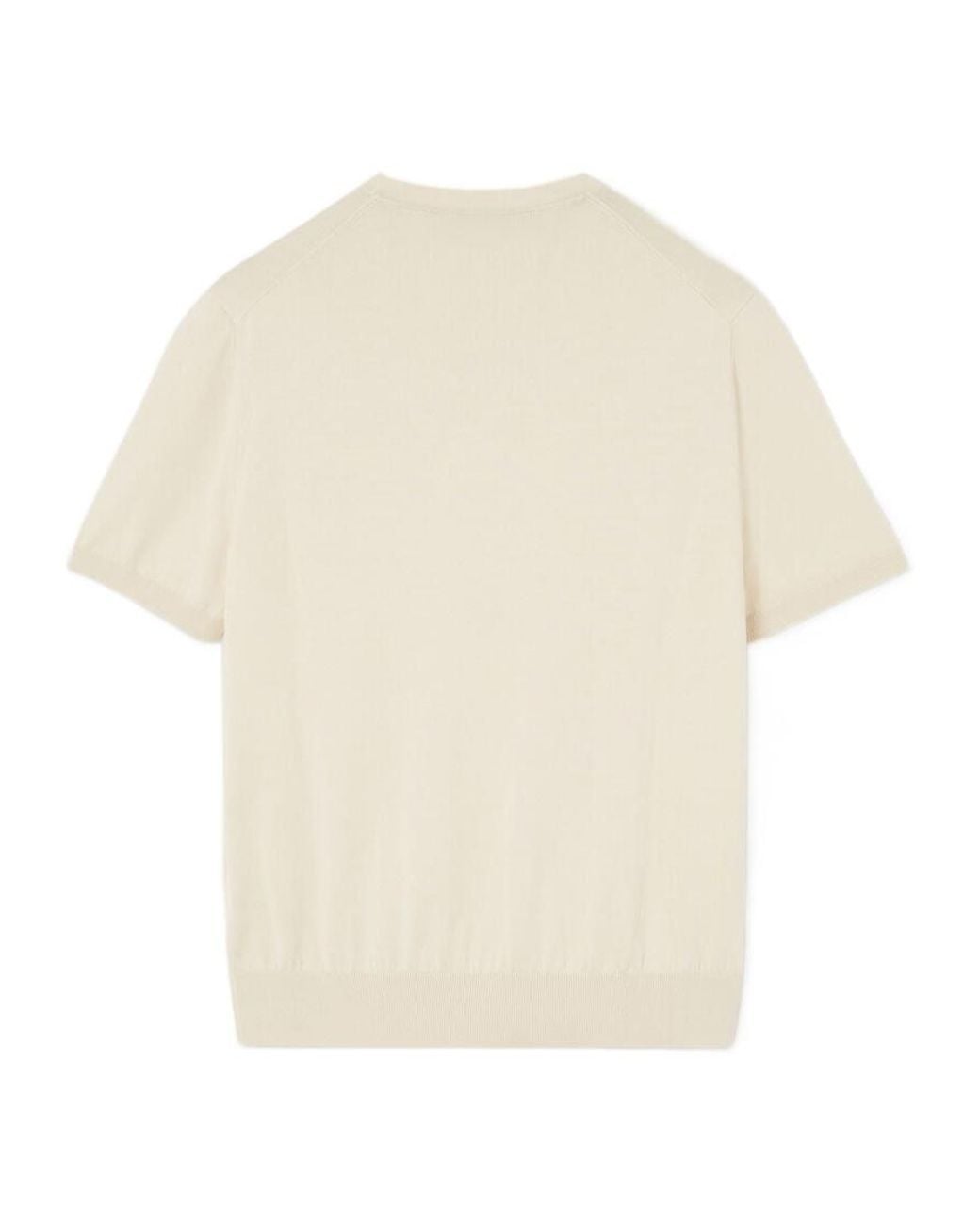 Loro Piana White Ice Wish Short-Sleeve Crewneck for men
