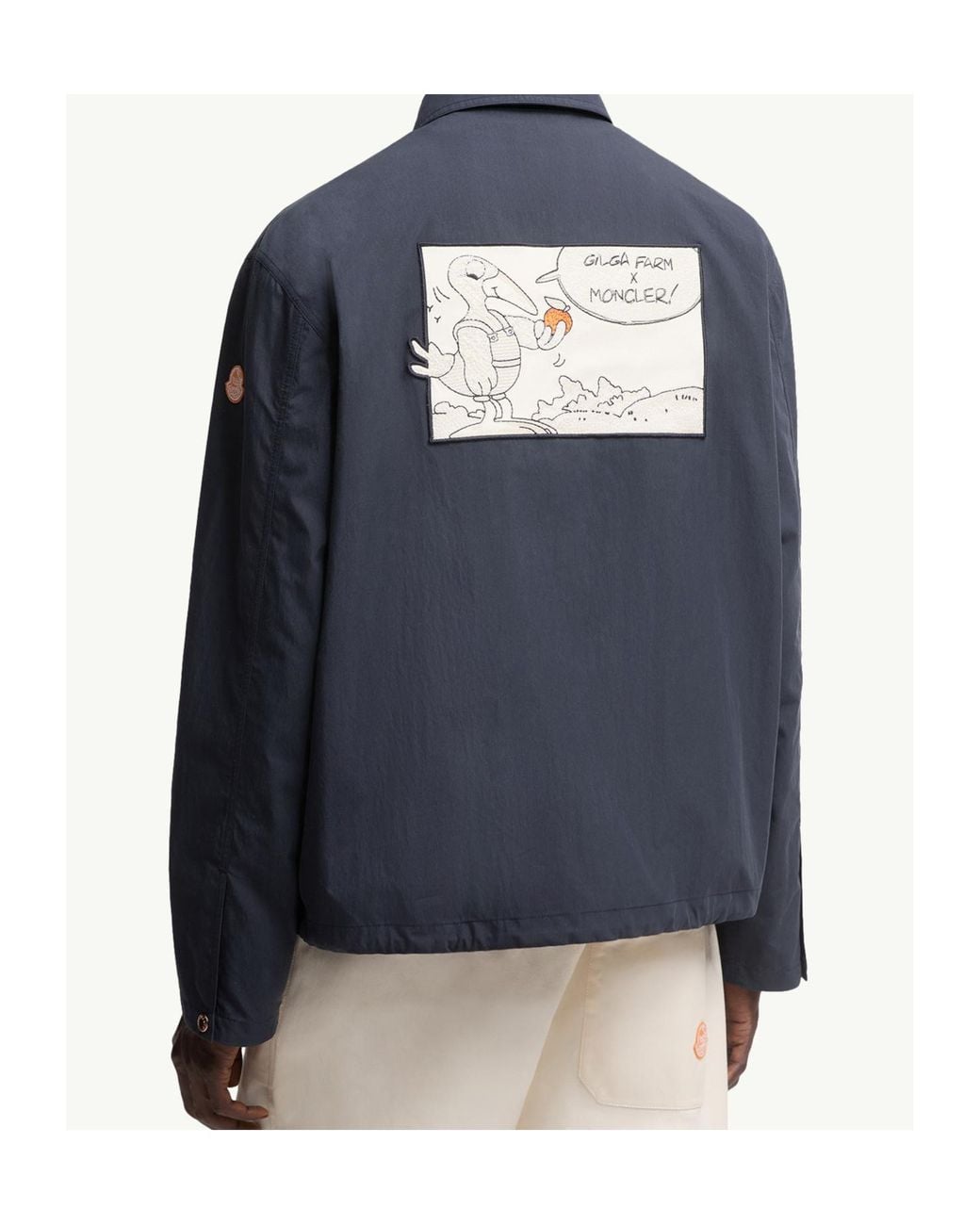 Moncler Blue X Gilga Farm By Donald Glover Satsuma Shirt Jacket for men