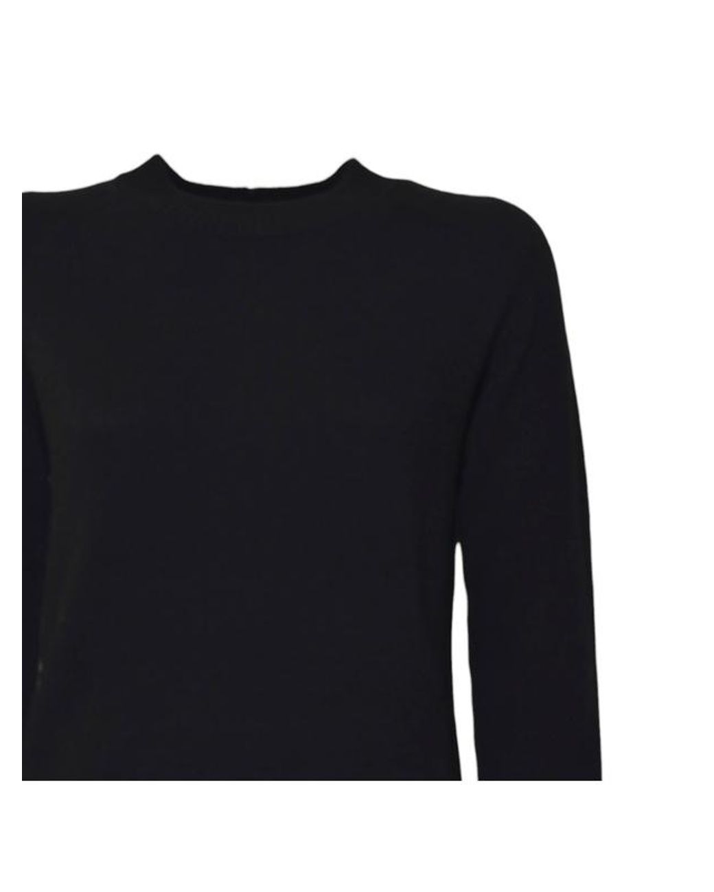 Max Mara Black 'S Damasco Crewneck Knitted Jumper