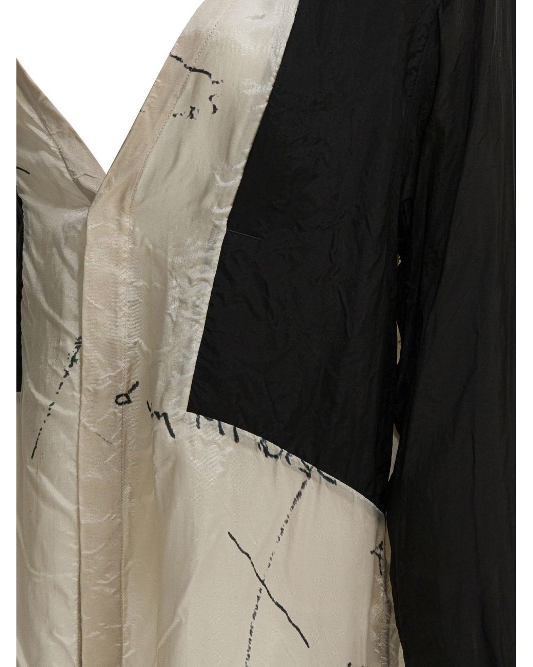 Rick Owens Black Long-Sleeved Shirt