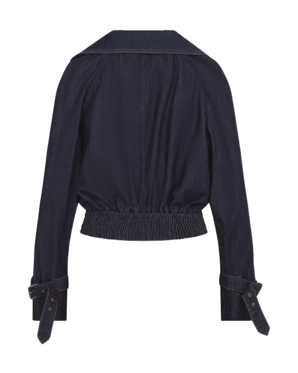 Dries Van Noten Blue Long-Sleeve Denim Jacket