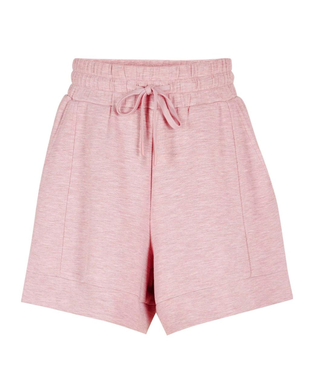 Varley Pink Drawstring Athletic Shorts