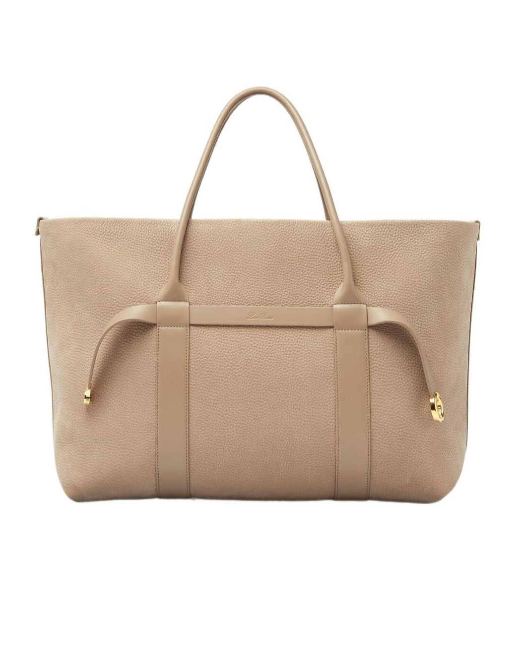 Loro Piana Natural Ghiera Large Handbag