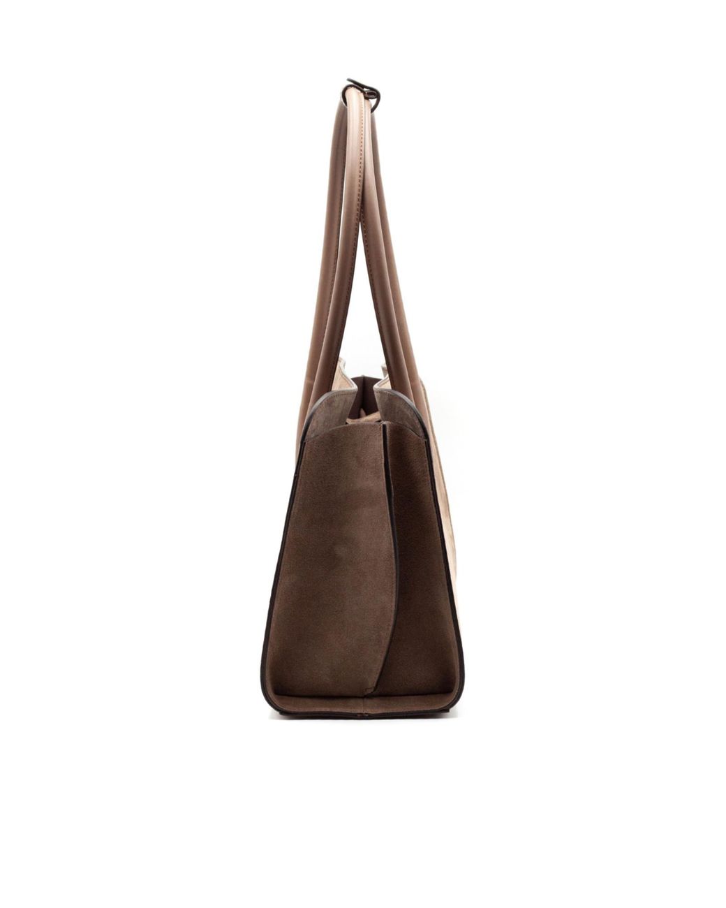 Roberto Festa Brown Zeta Structured Tote Bag