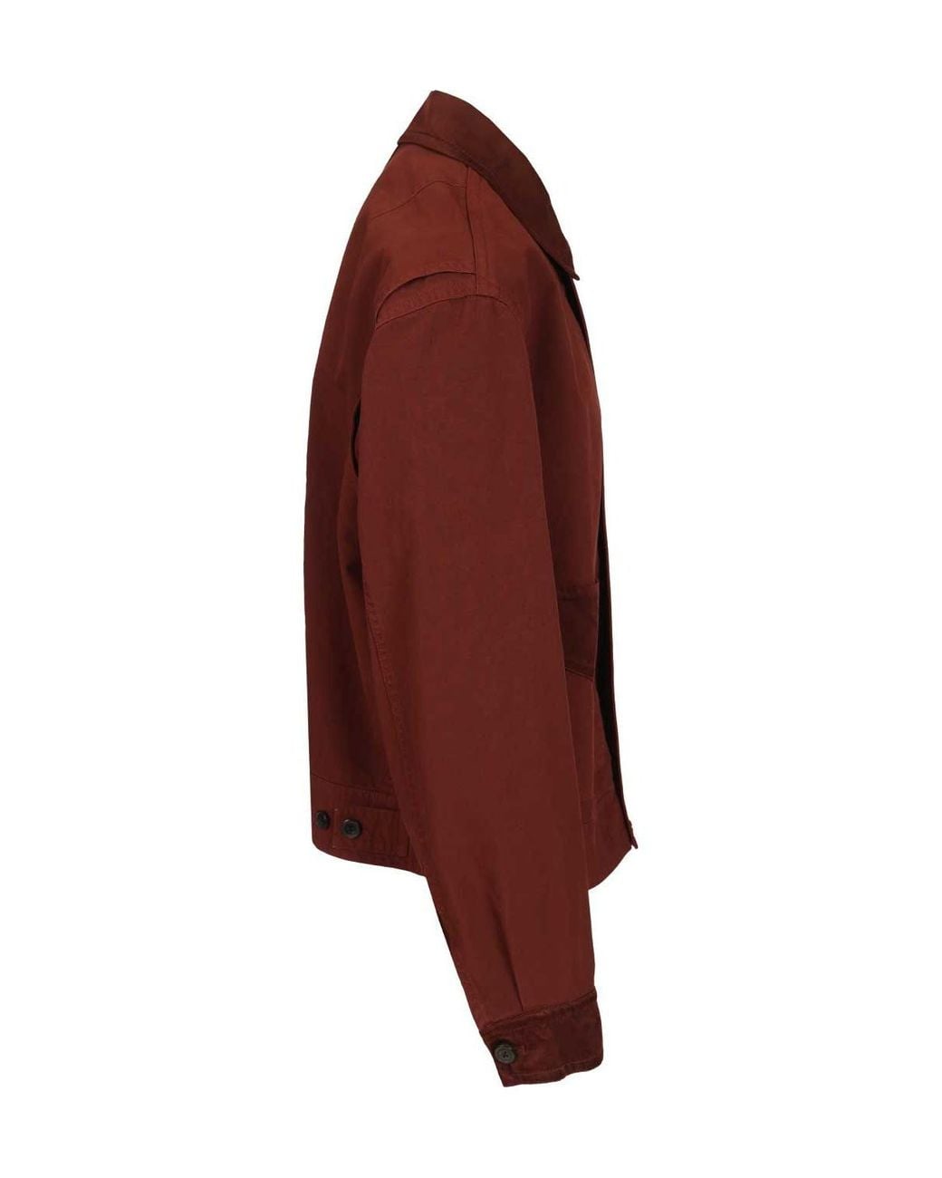 Dries Van Noten Red Veperny Panelled Jacket for men