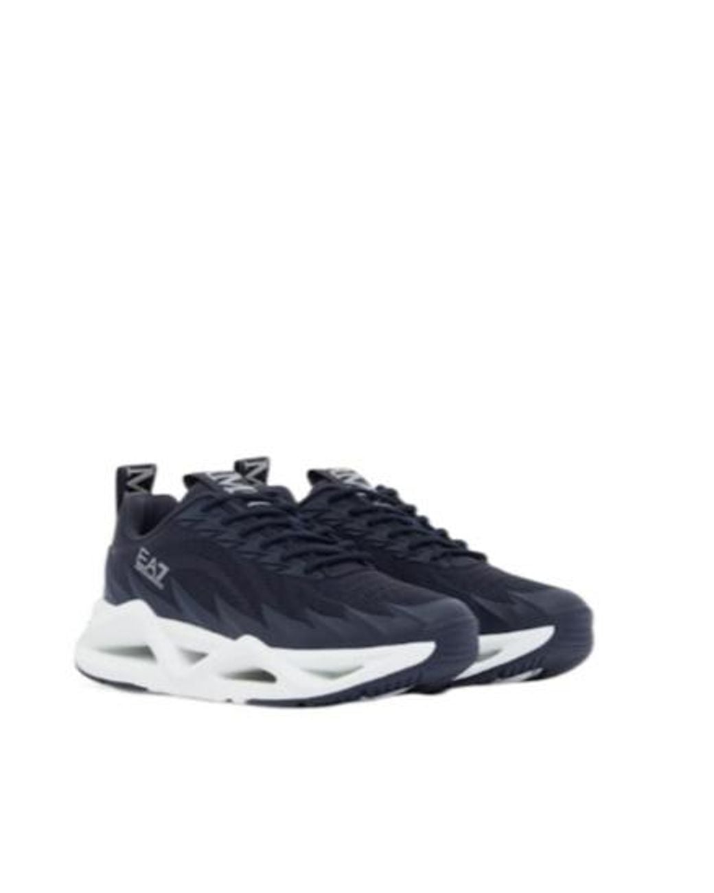 EA7 Blue Logo Detail Sneakers for men