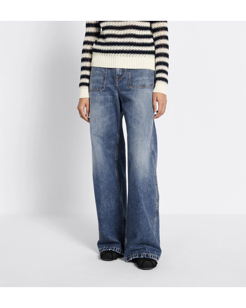 Dior Blue 8 Flared Jeans, D04