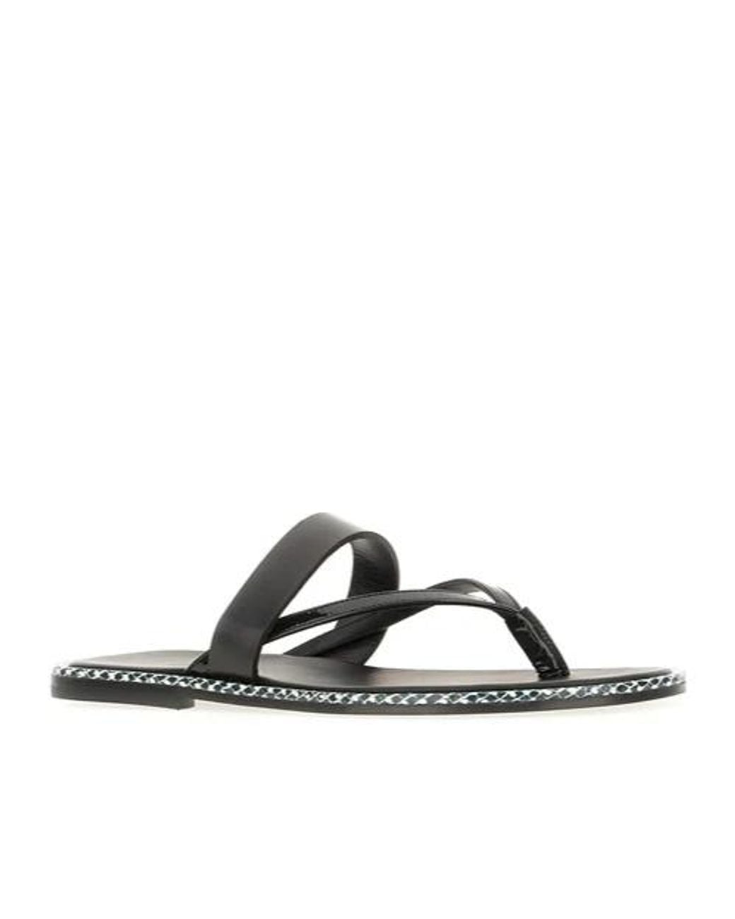 Dries Van Noten Multicolor Round-Toe Flip-Flops